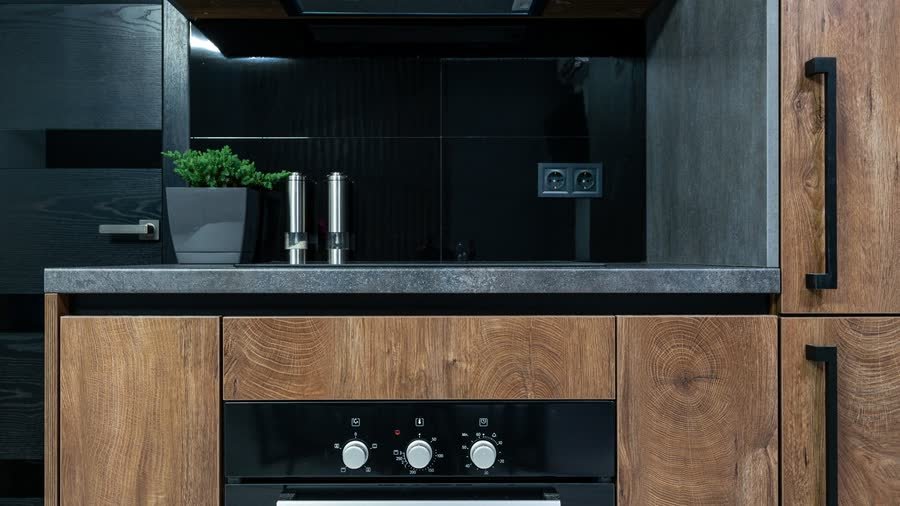 Cuisine professionnelle contemporaine terminée